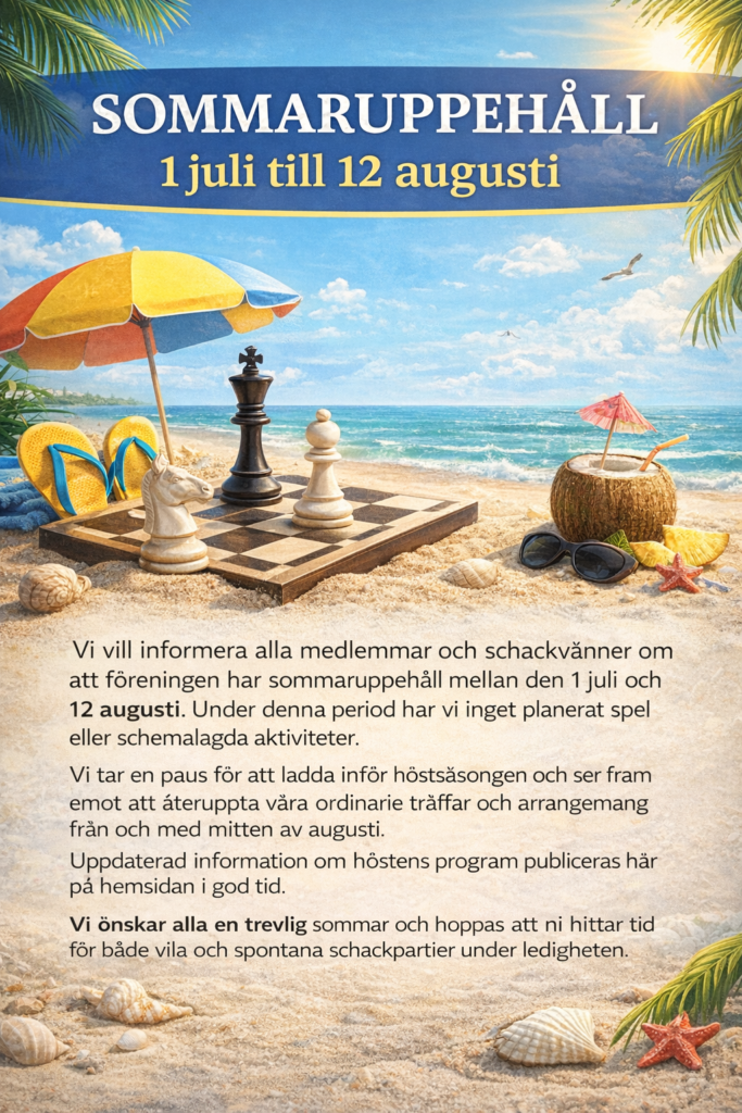 Sommaruppehåll – 1 juli till 12 augusti