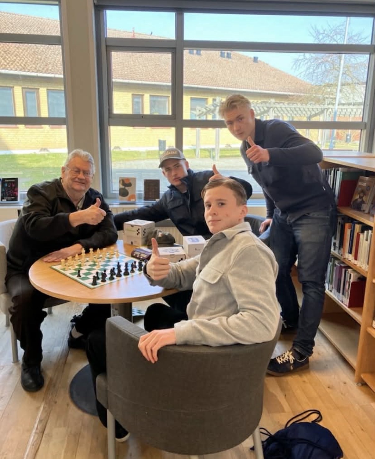 ♟️ Schack på Bastiljonen – Sven-Erik besökte Söderslättsgymnasiet